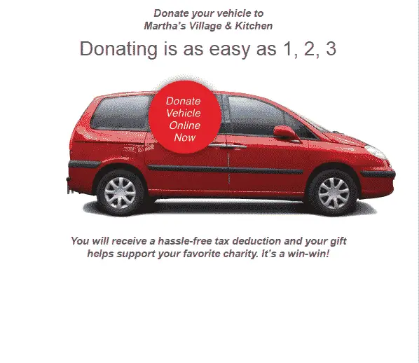 tax benefits of donating a car