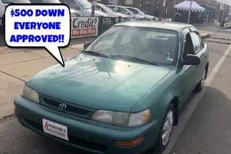 cars for 500 down payment near me