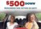 500 down payment car lots near me