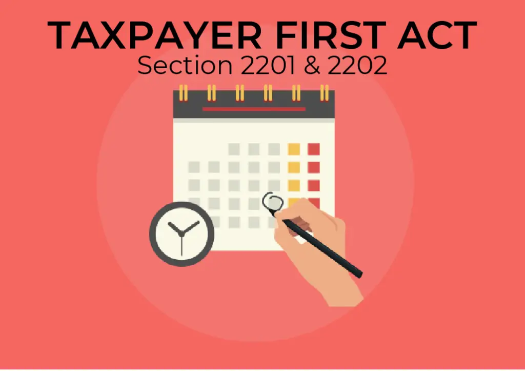taxpayer first act 2020