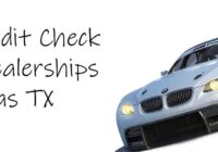No Credit Check Dealerships in Dallas