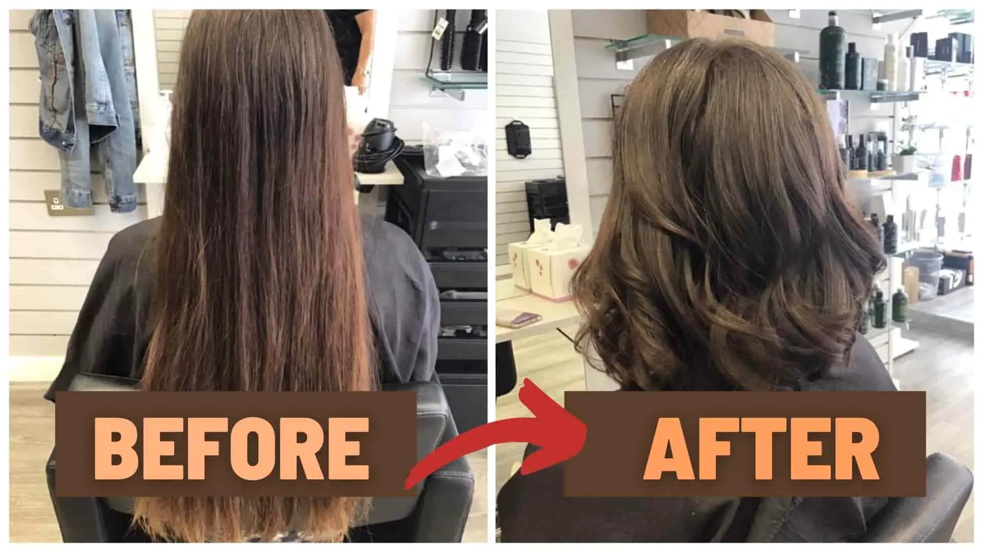 hair donation before after