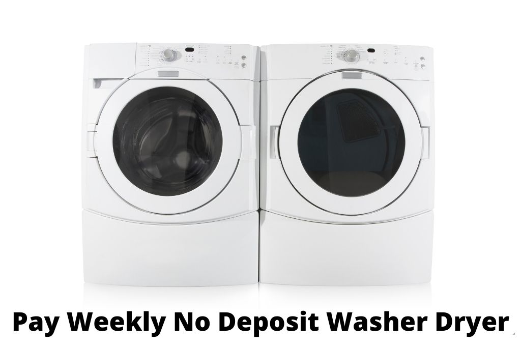 buy a washer dryer with bad credit & pay every week