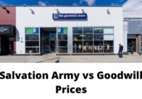 Goodwill and Salvation Army Price Difference