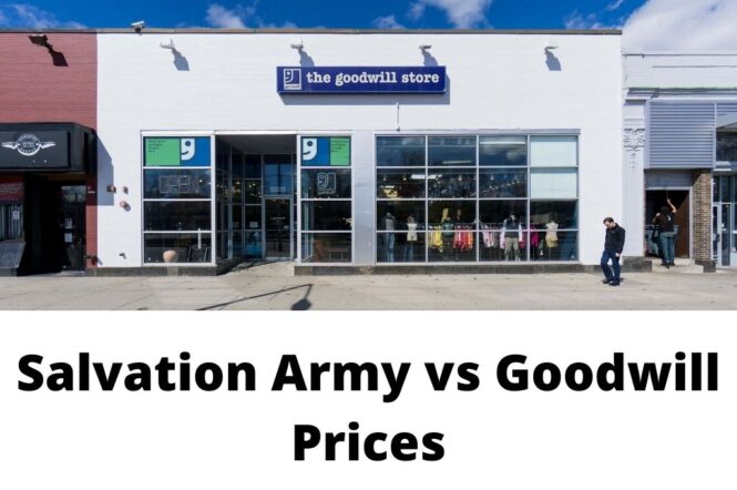 Goodwill and Salvation Army Price Difference