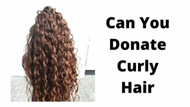 Can I donate curly hair