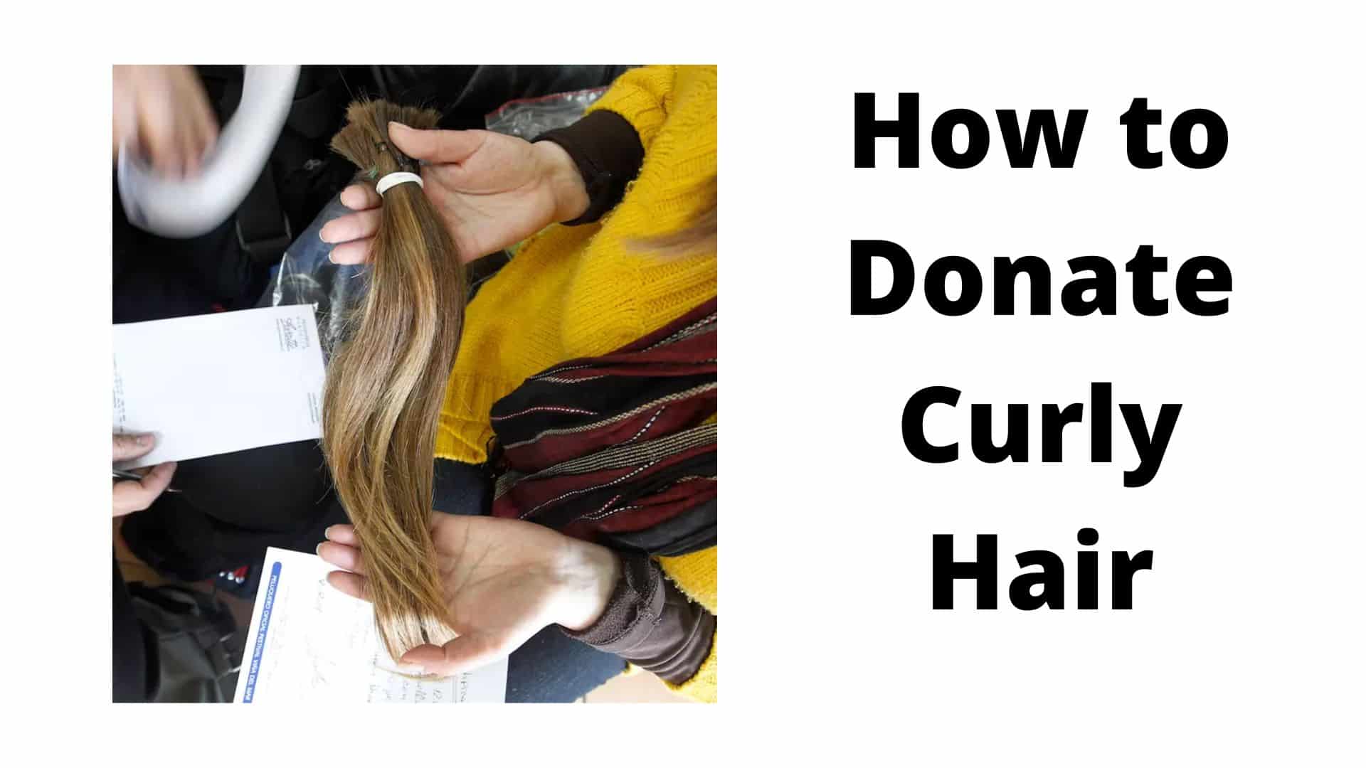 how to donate curly hair