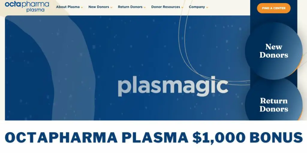 Octapharma Plasma $1000 Bonus: How to Get (2024)