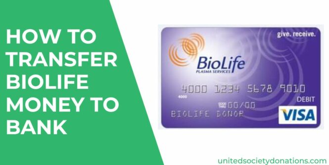 Transfer Biolife Money to Bank