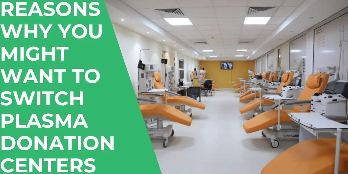 Can You Switch Plasma Centers
