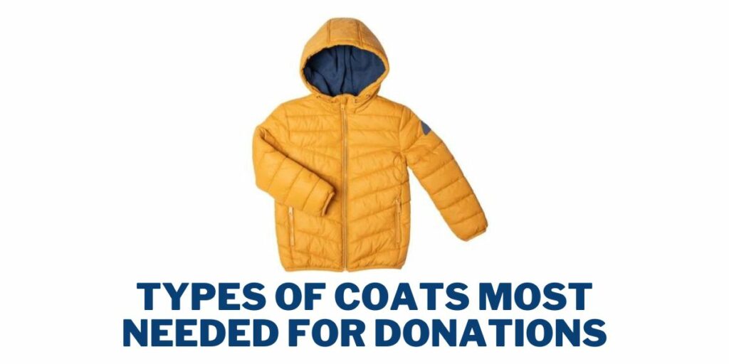 Types of Coats Most Needed for Donations